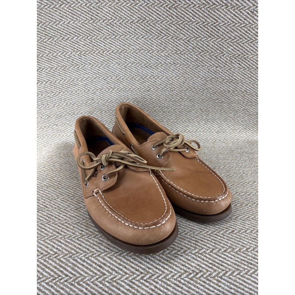 Sperry  Original 2-Eye Boat Shoes Mens 8.5  M Slip On 0197640 Leather Tan